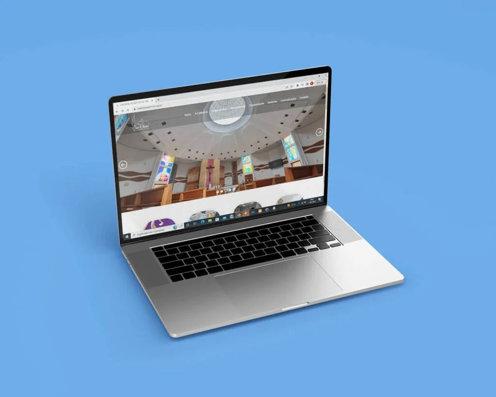 Criação de Sites Em São José dos Campos 3 Catedral São Dimas Mockup - Criação de Sites